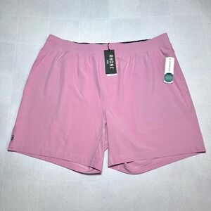 NEW Rhone Mako Short Mens 2XL‎ 7" Unlined 4-Way Stretch Training Pink Salt